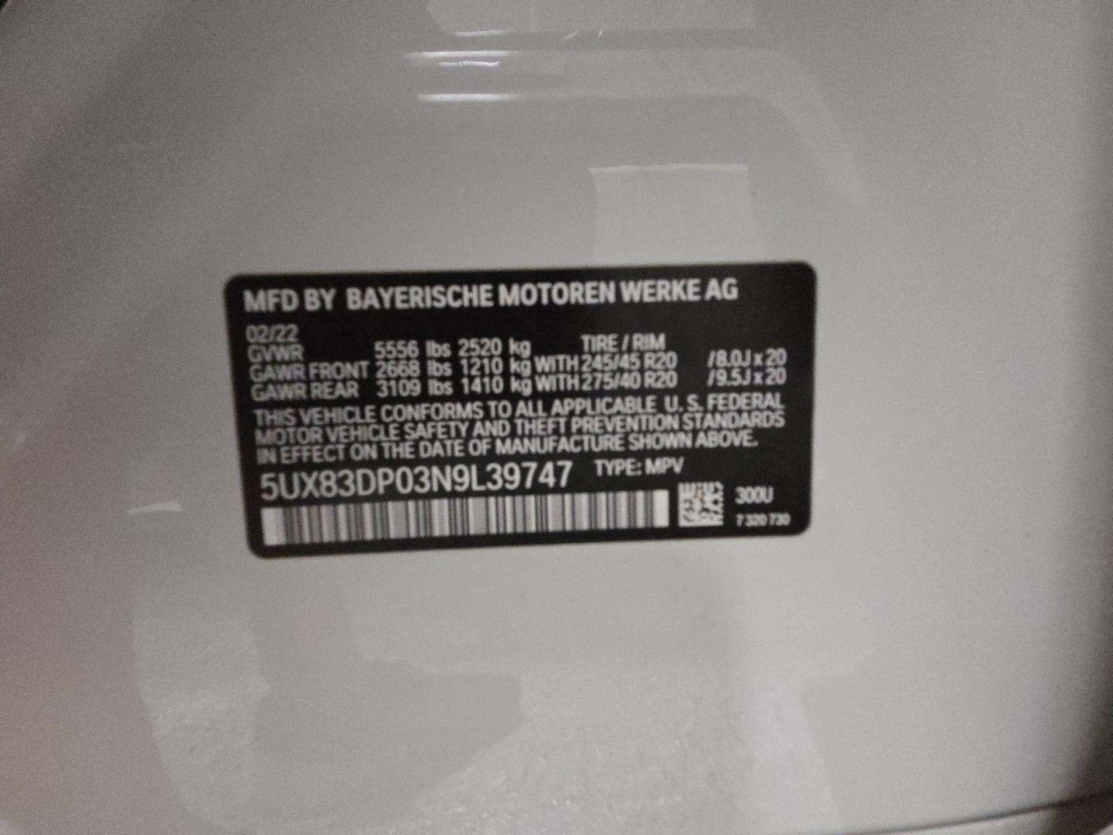 2022 BMW X3 M40i AWD