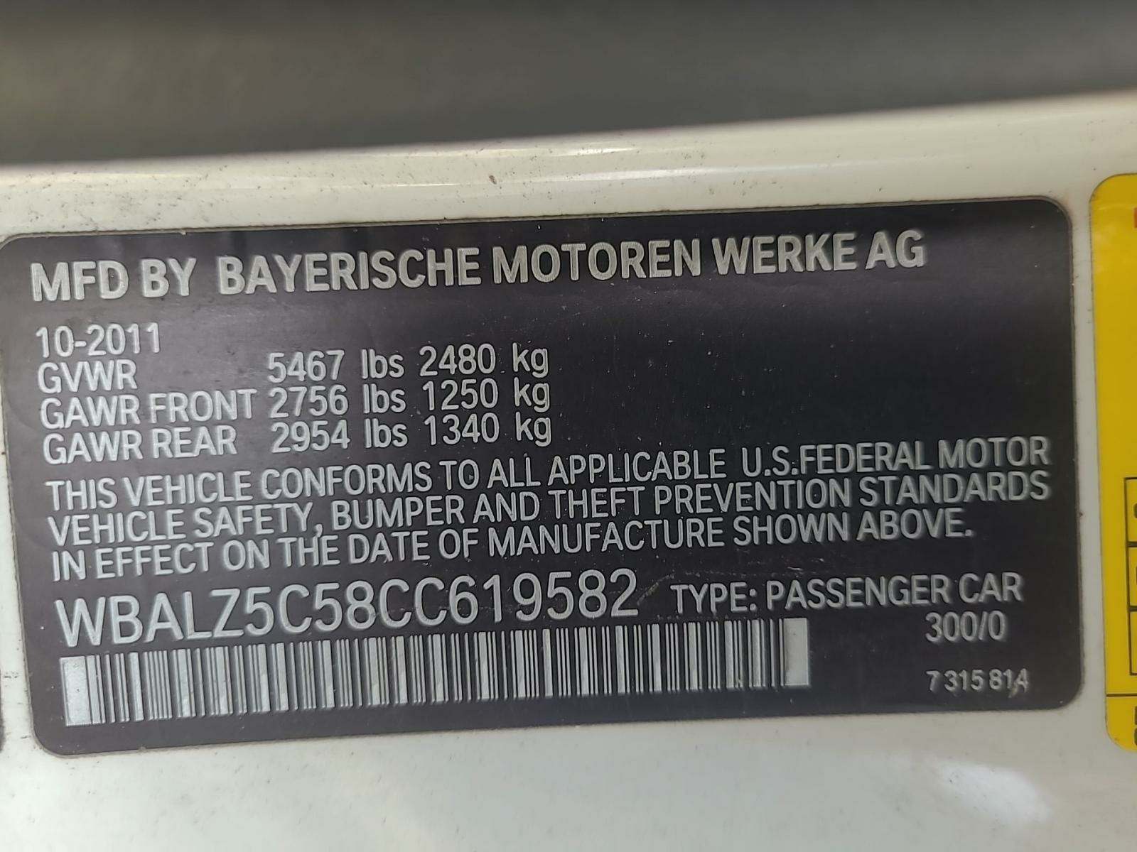 2012 BMW 6 Series 650i xDrive AWD