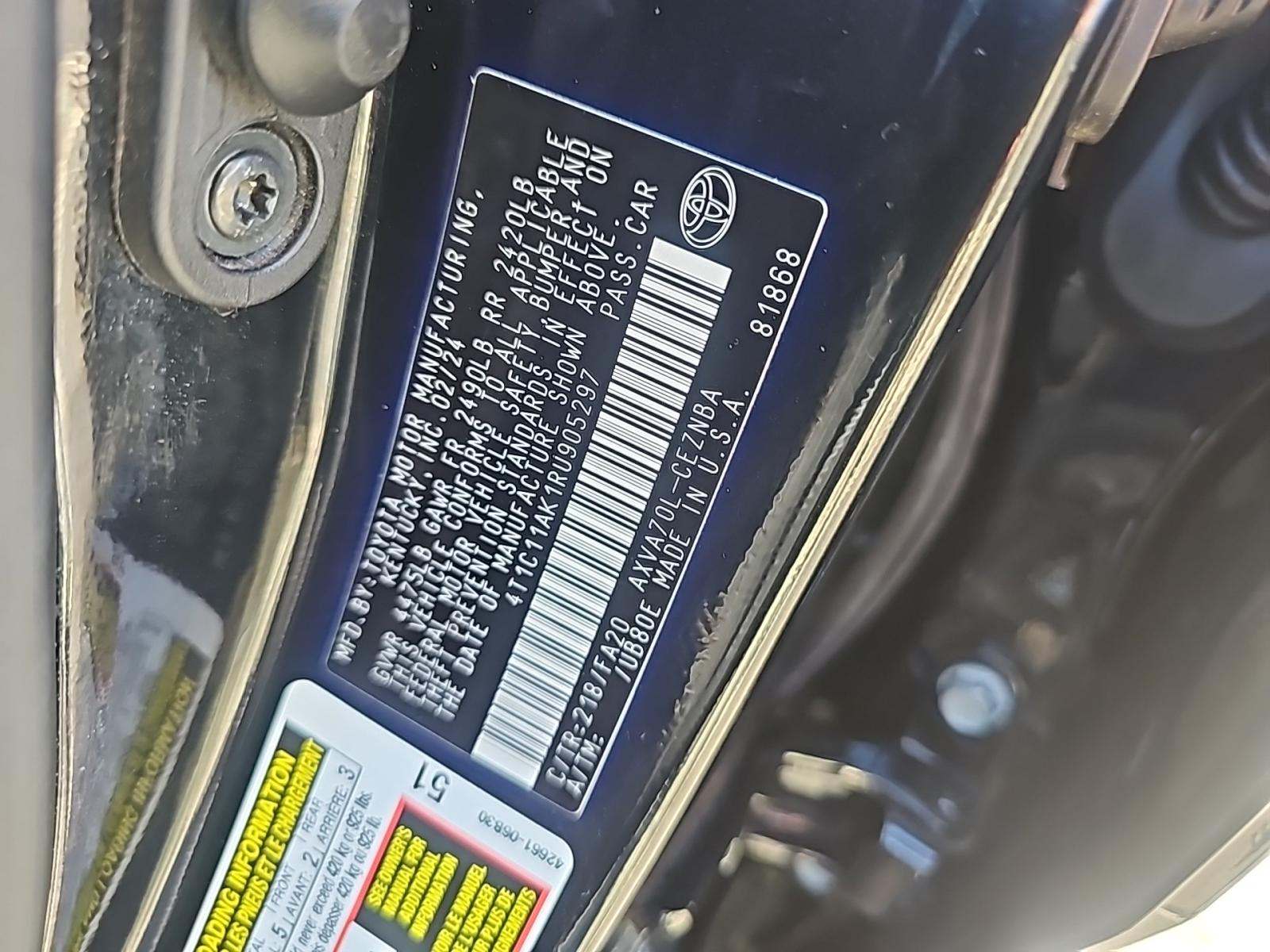 2024 Toyota Camry LE FWD