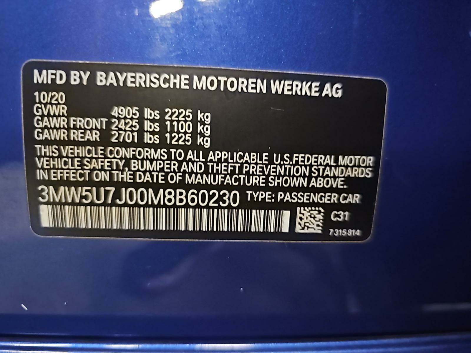 2021 BMW 3 Series M340i RWD