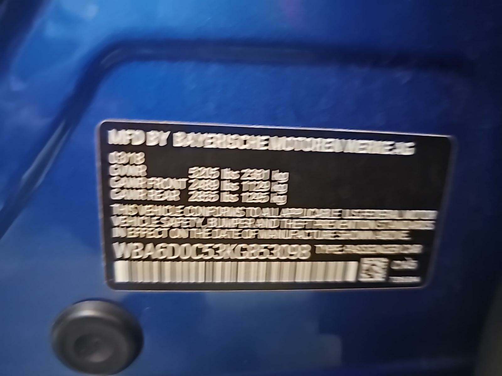 2019 BMW 6 Series 640i RWD