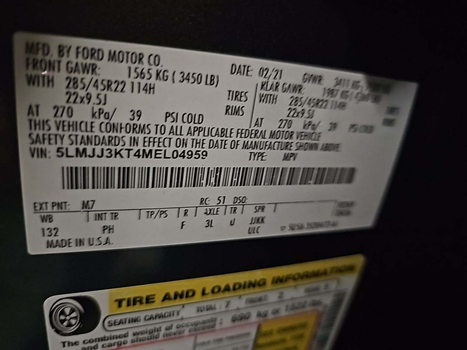 2021 Lincoln Navigator L Reserve RWD