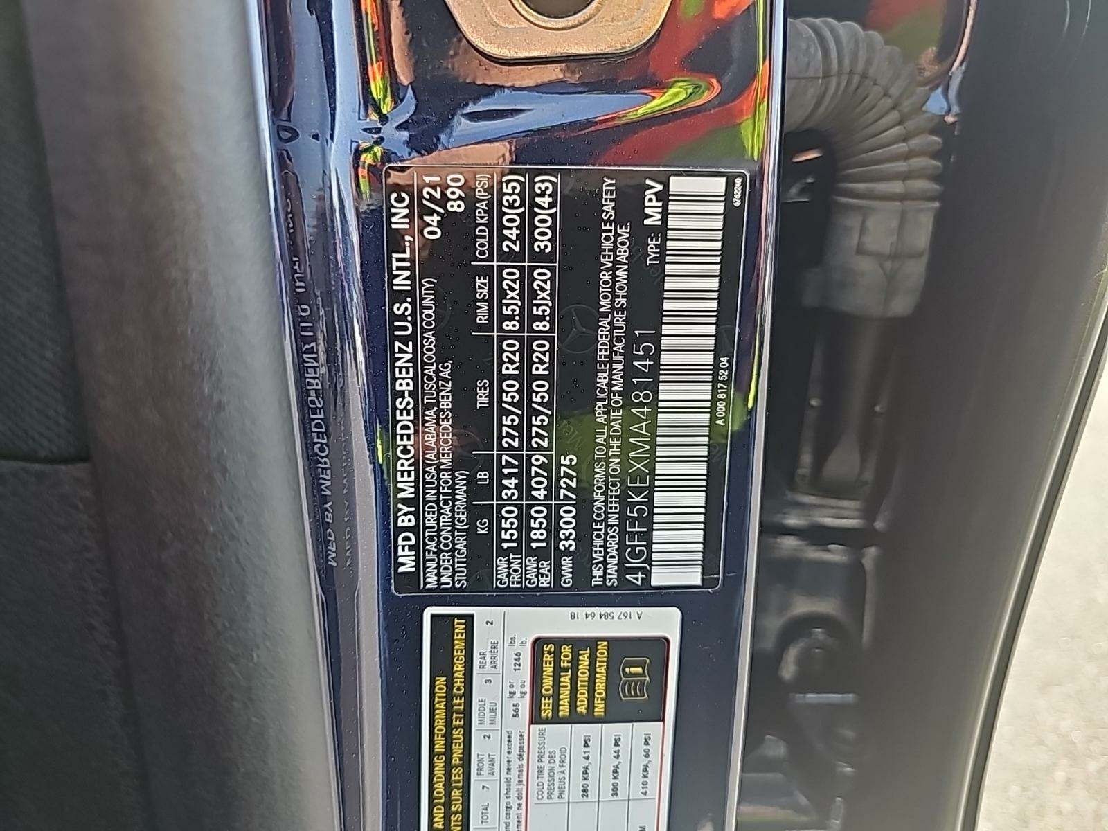 2021 Mercedes-Benz GLS GLS 450 AWD