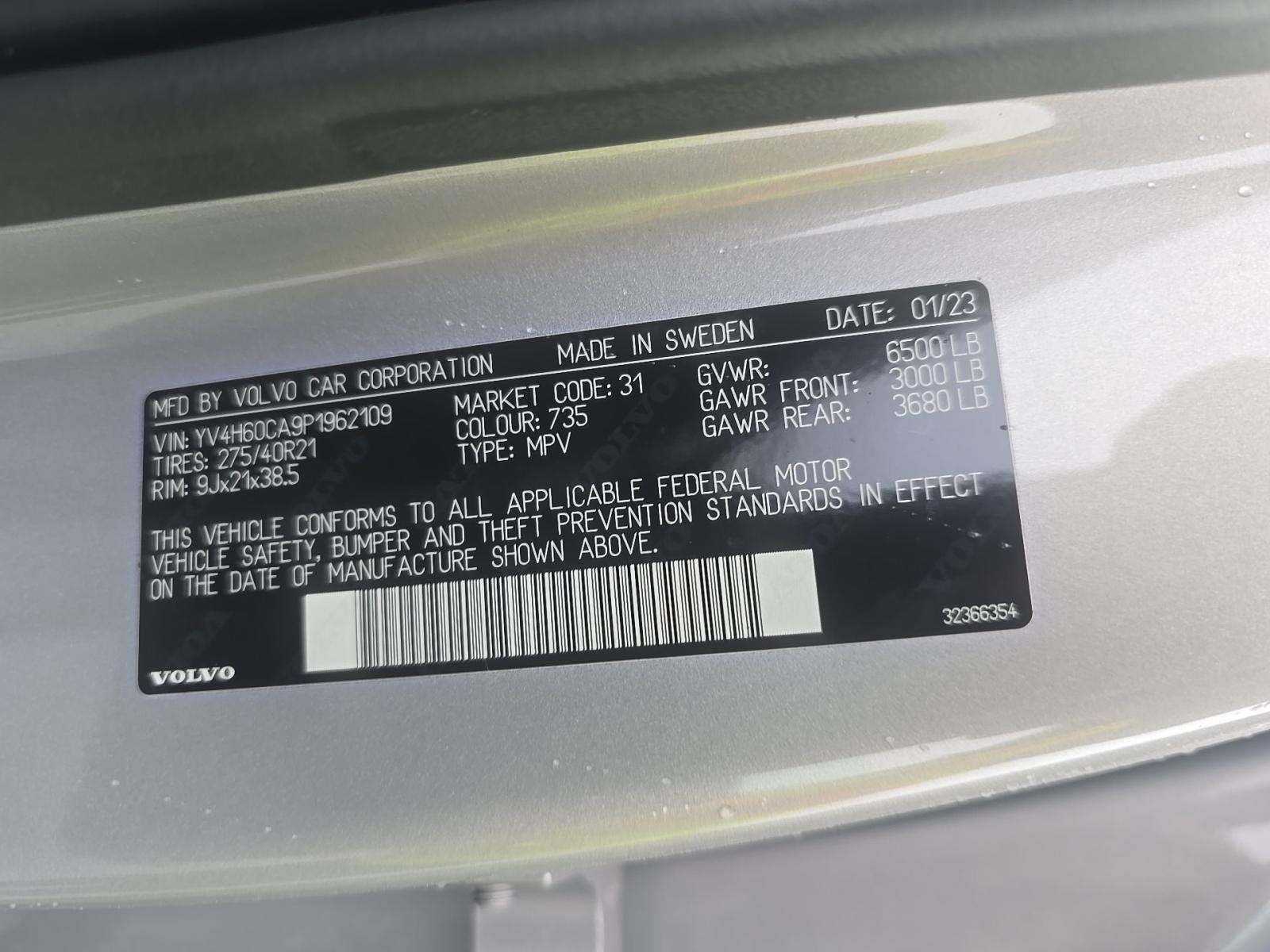 2023 Volvo XC90 Recharge T8 Ultimate AWD