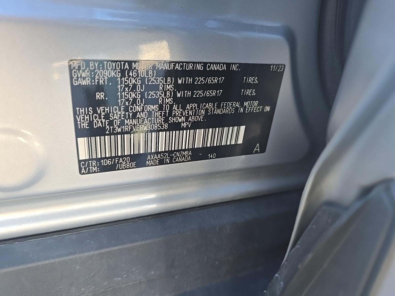 2024 Toyota RAV4 XLE FWD