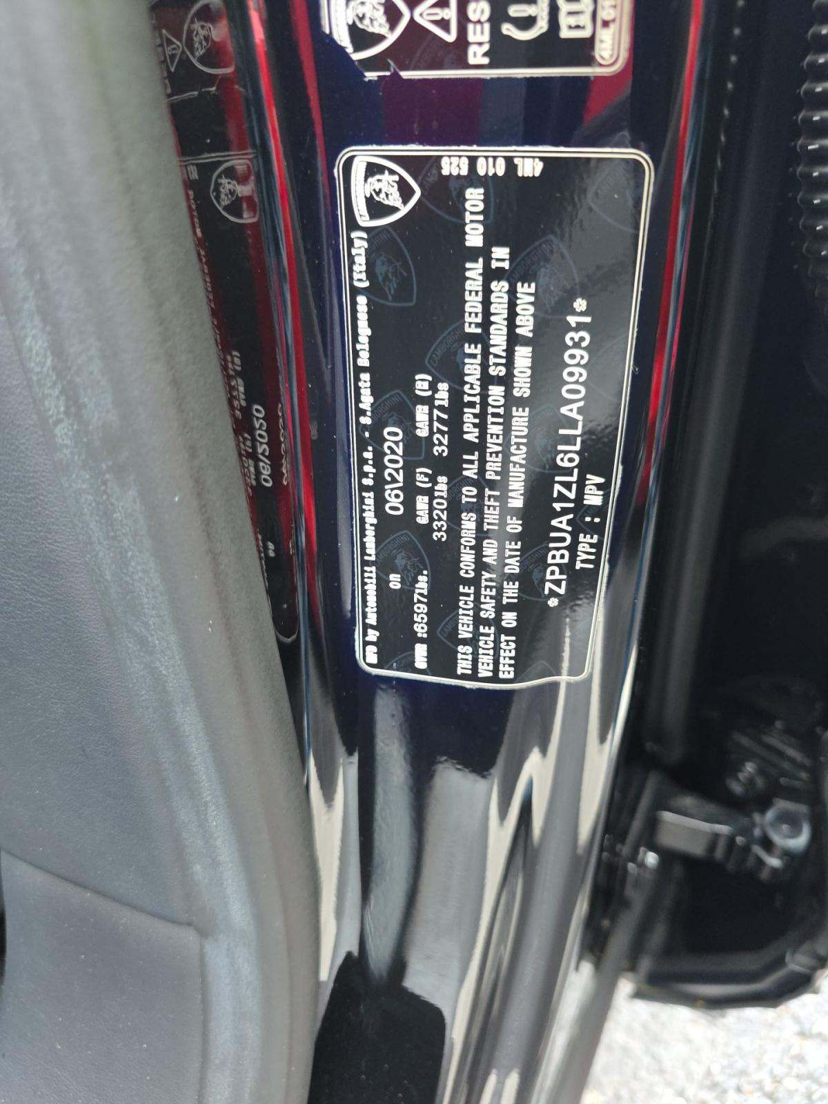 2020 Lamborghini Urus Base AWD