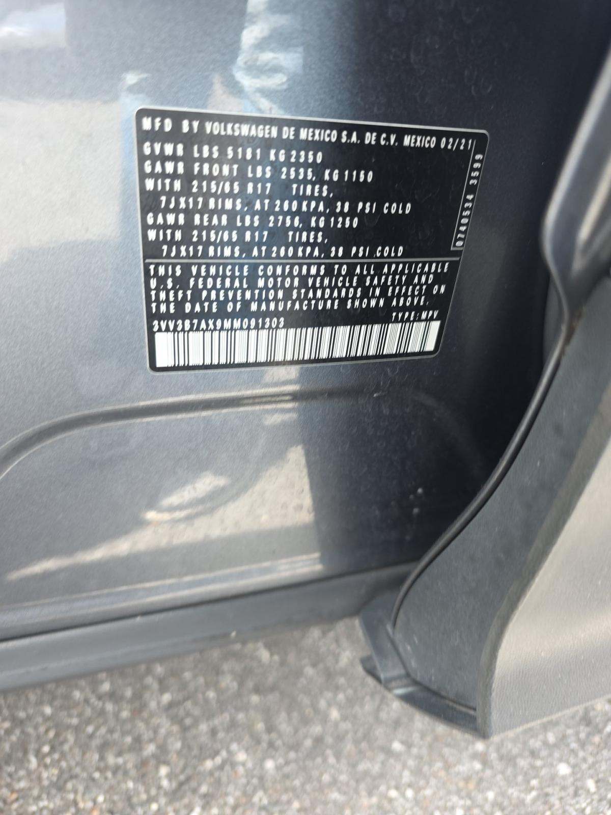 2021 Volkswagen Tiguan 2.0T SE FWD