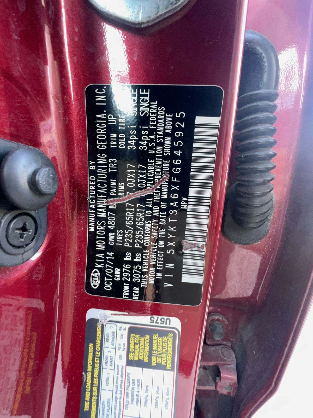 2015 Kia Sorento LX FWD