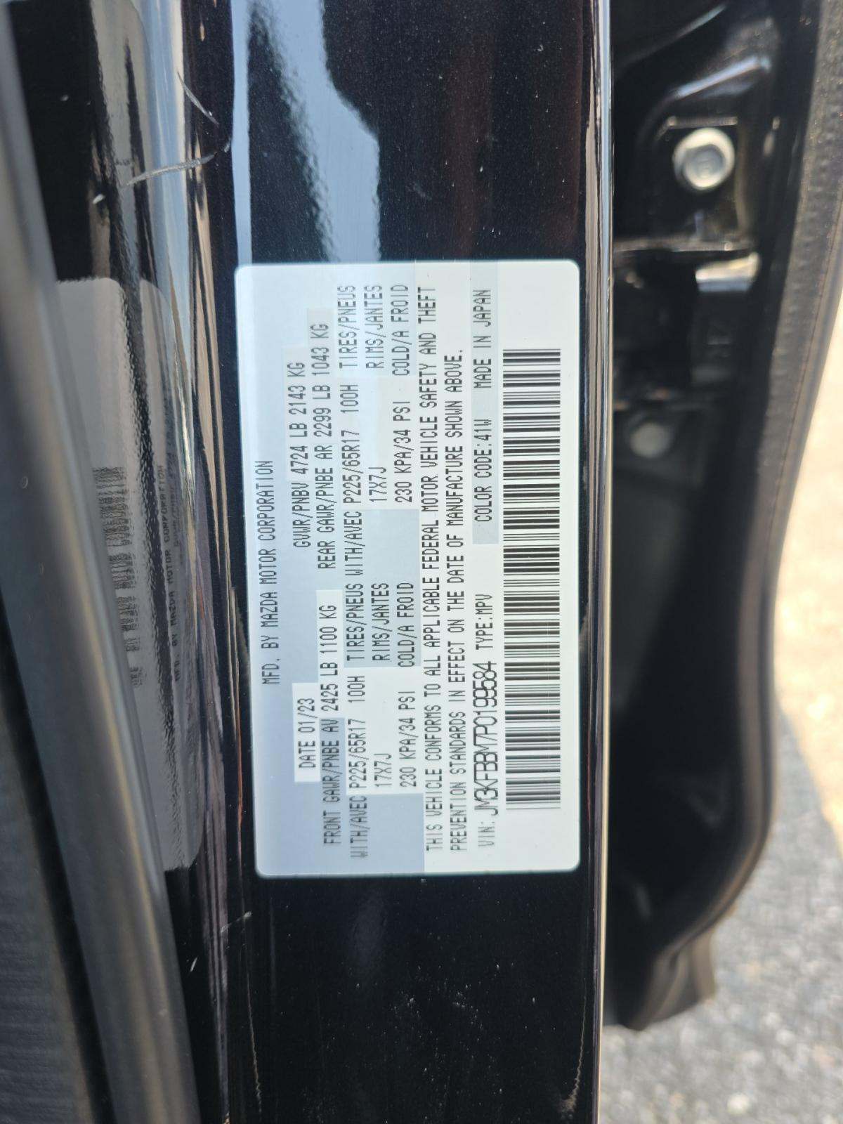 2023 MAZDA CX-5 2.5 S Select Package AWD