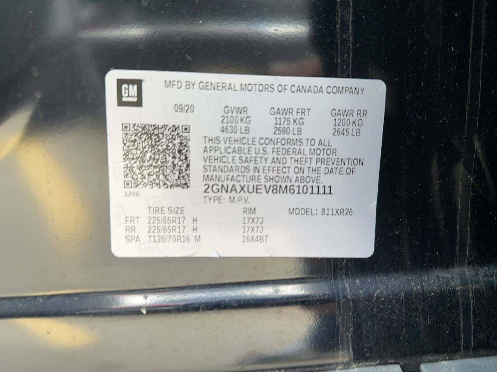 2021 Chevrolet Equinox LT AWD