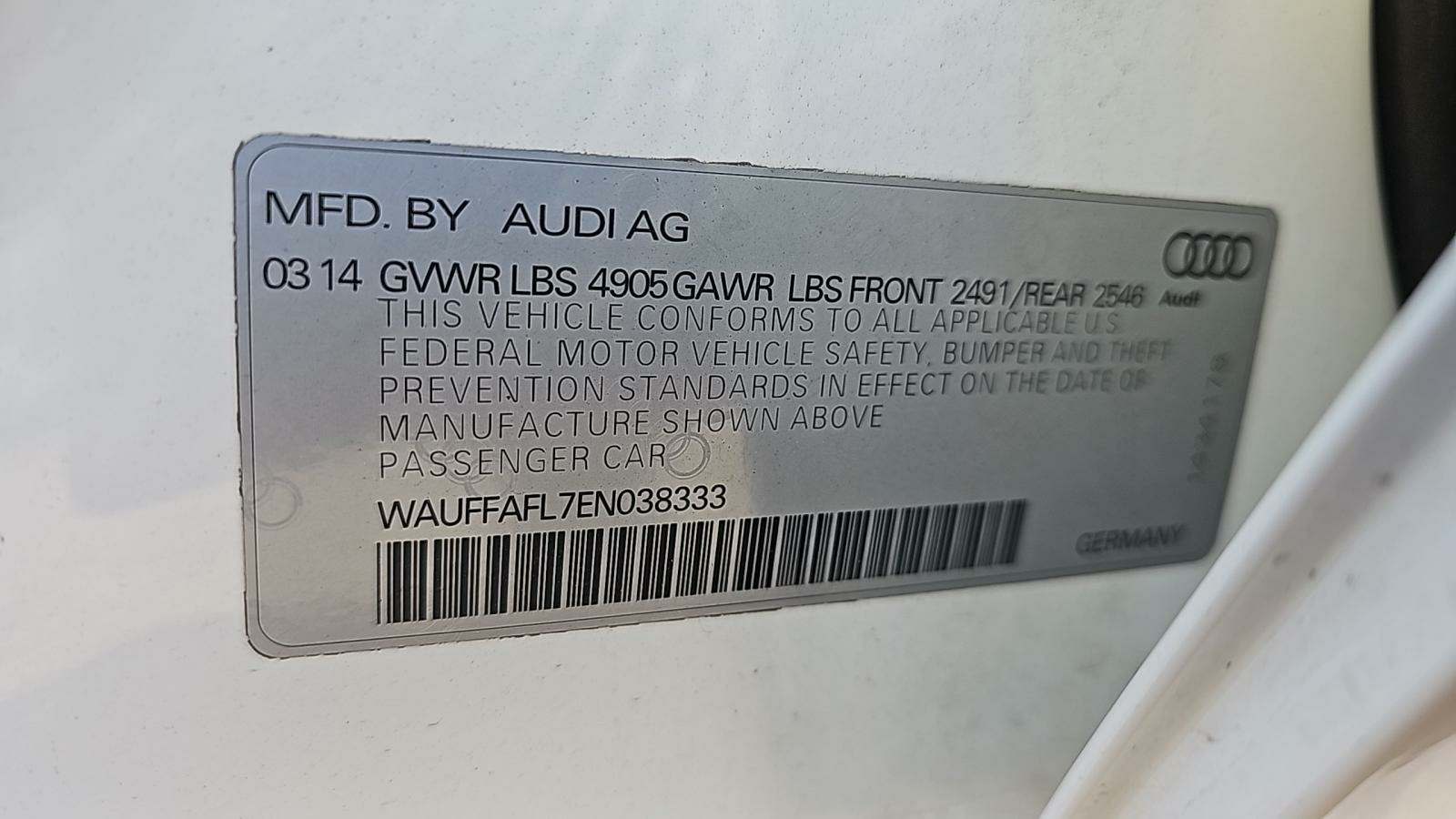 2014 Audi A4 Premium Plus AWD