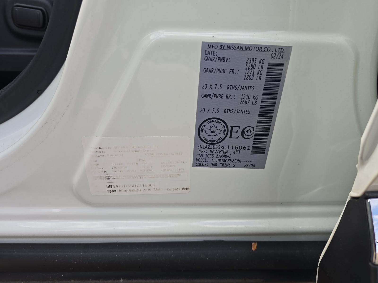 2024 Nissan Murano Platinum AWD