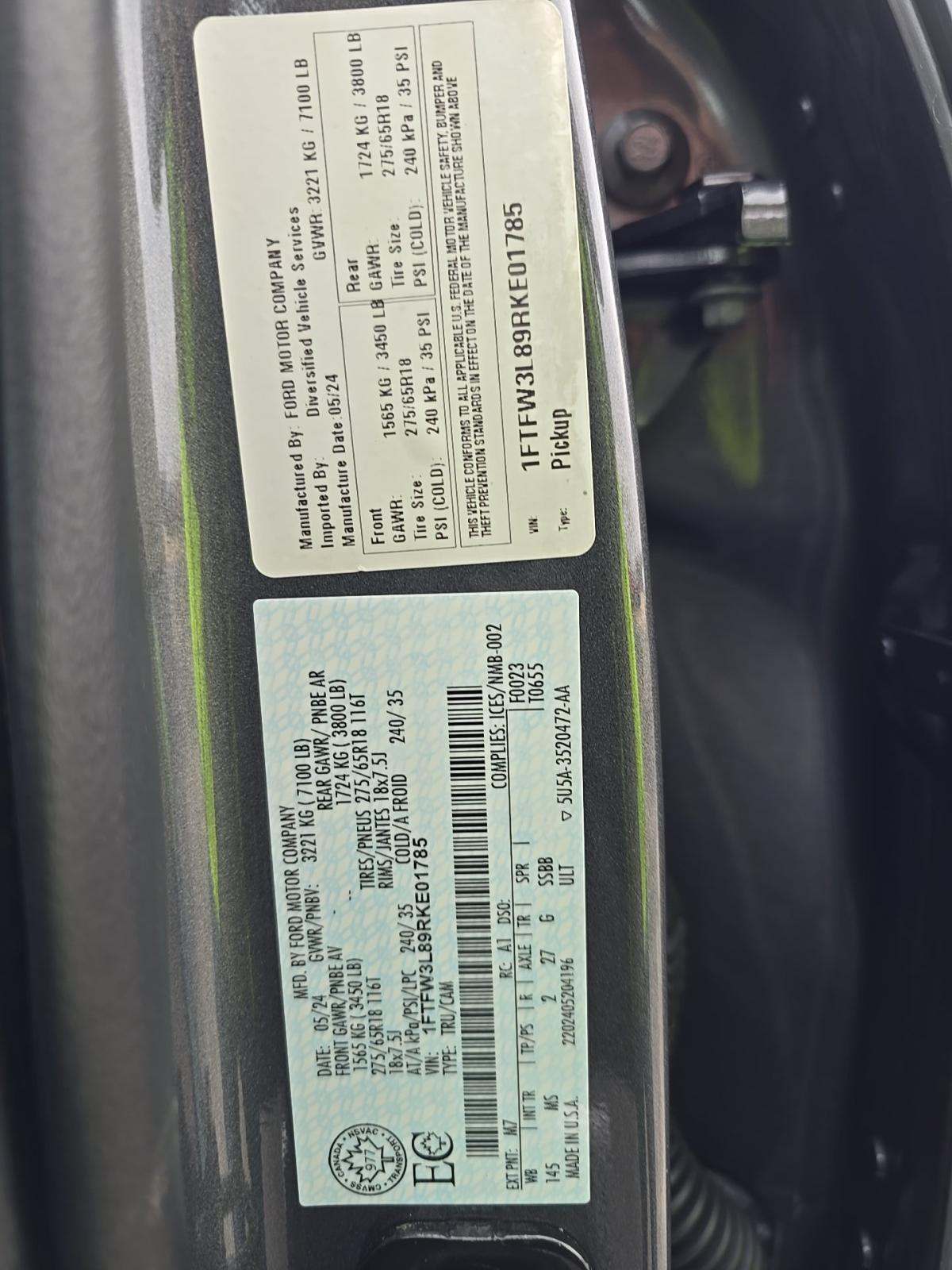 2024 Ford F-150 XLT AWD