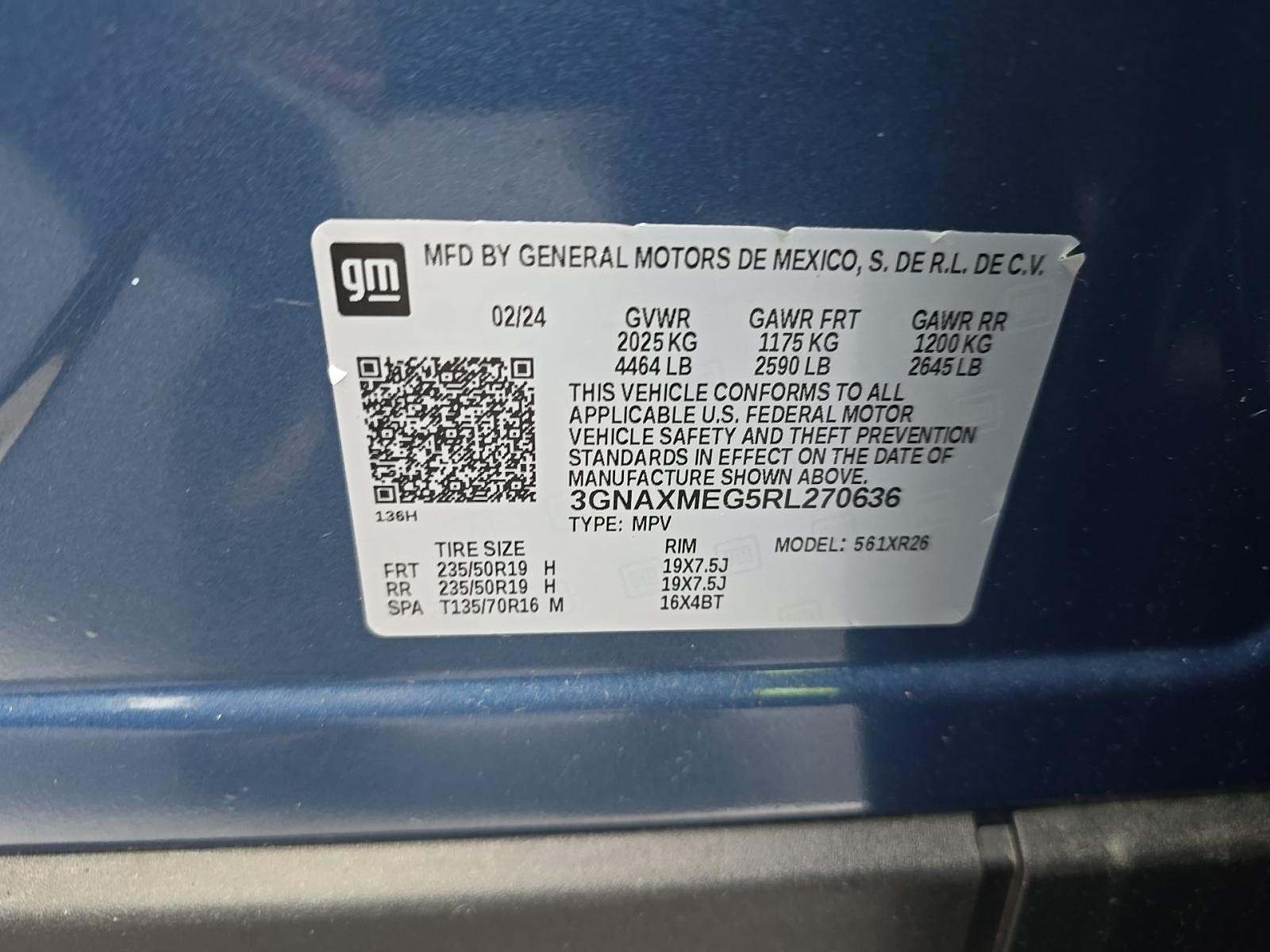 2024 Chevrolet Equinox RS FWD