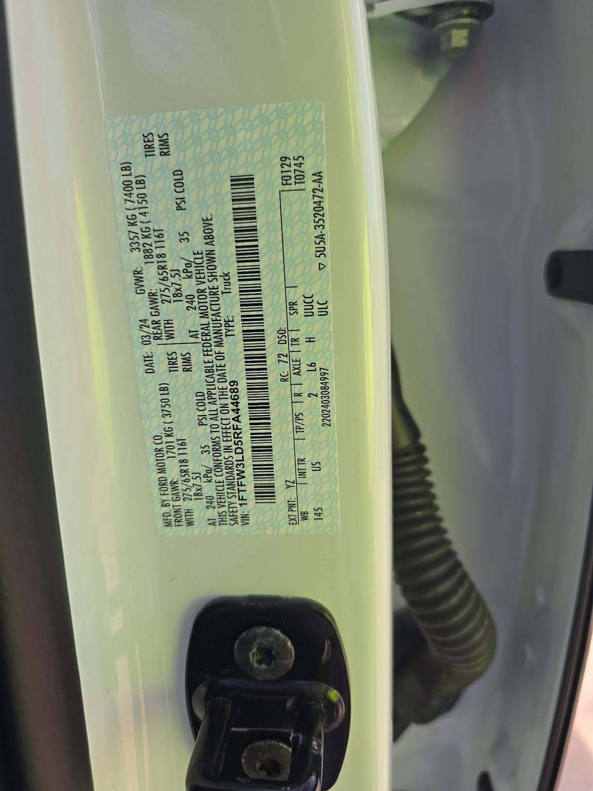 2024 Ford F-150 Hybrid XLT AWD