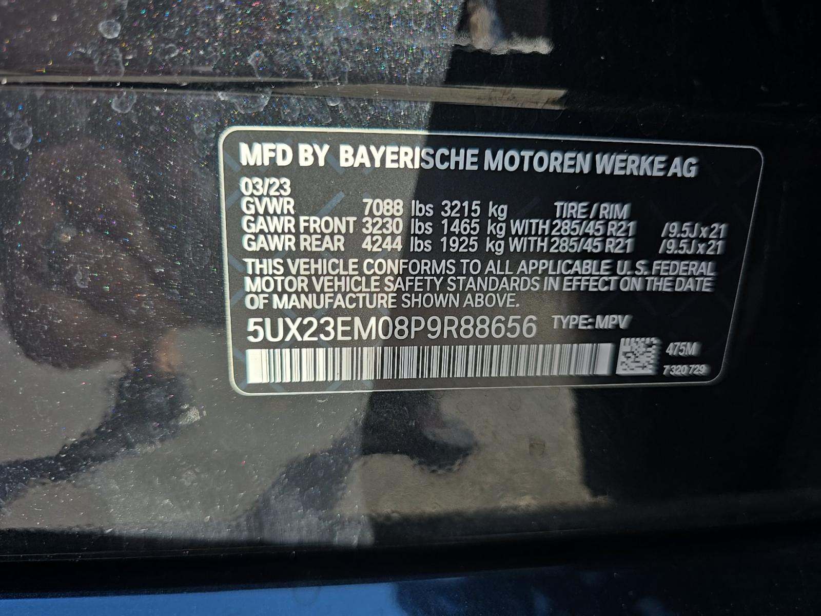 2023 BMW X7 xDrive40i AWD