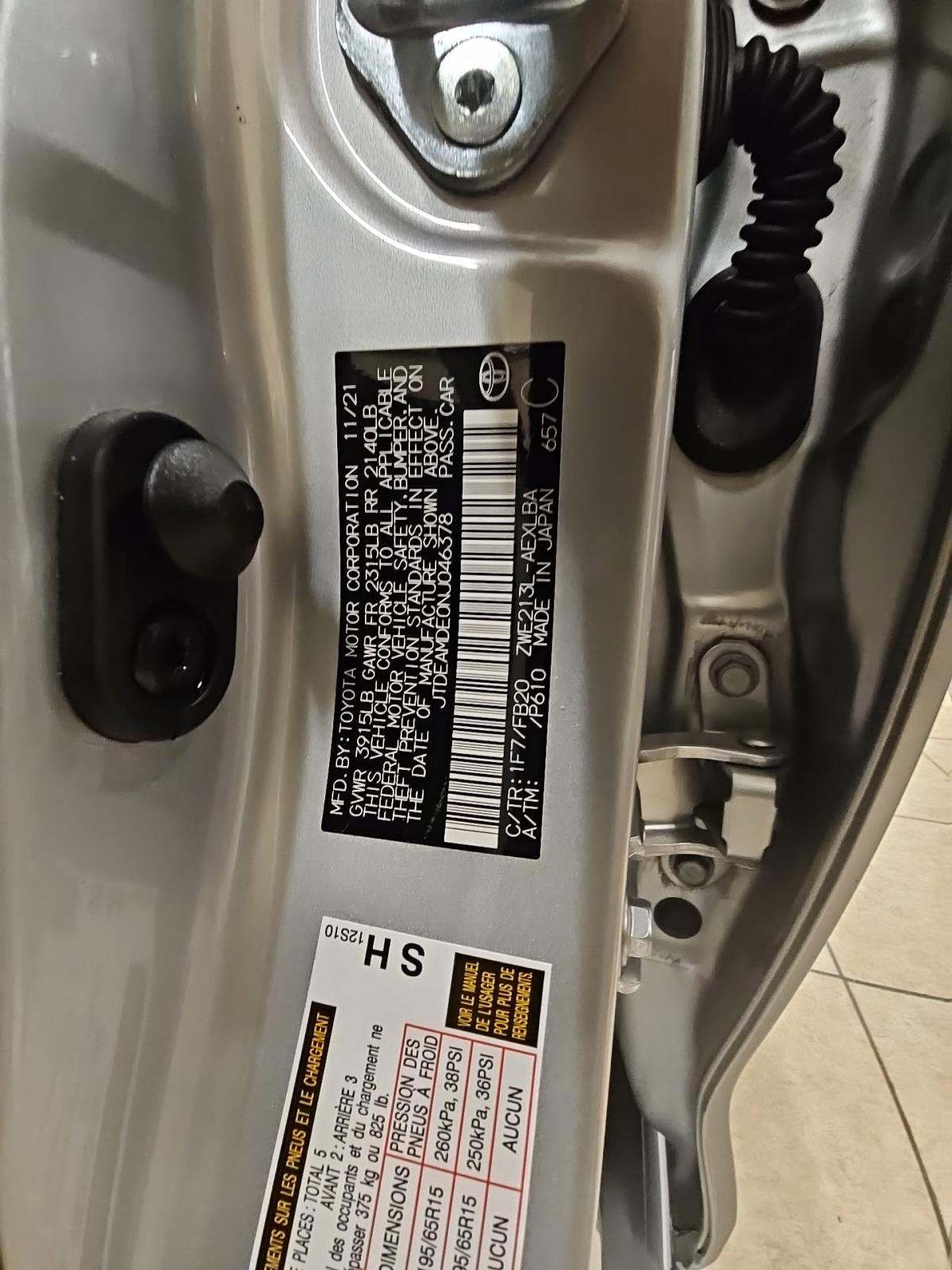 2022 Toyota Corolla Hybrid LE FWD