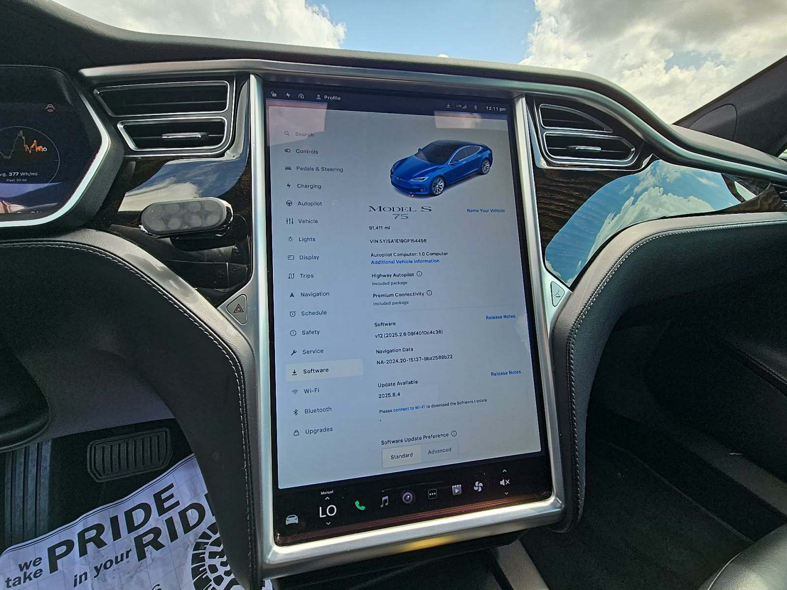 2016 Tesla Model S 75 RWD