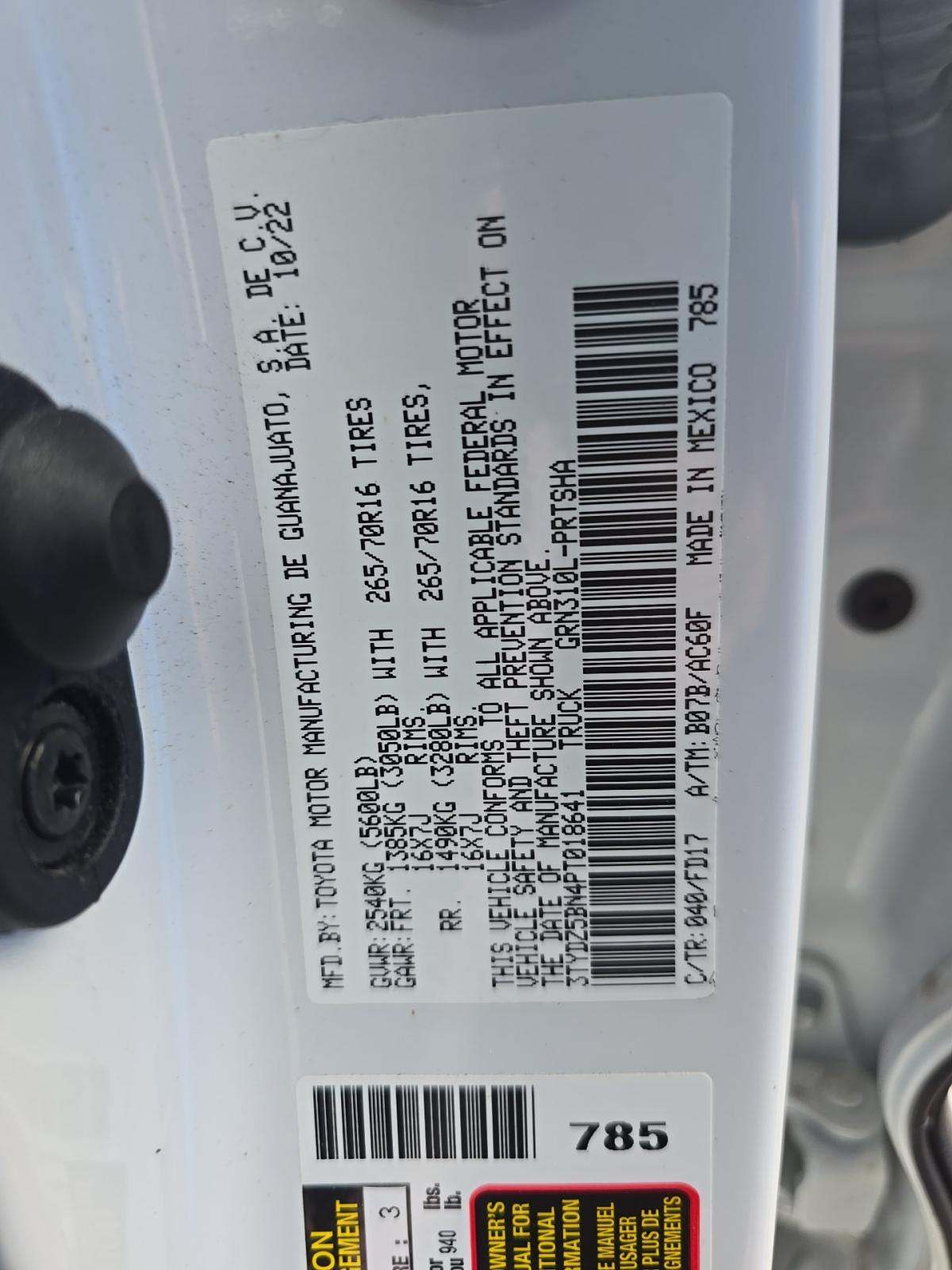 2023 Toyota Tacoma TRD Off-Road AWD