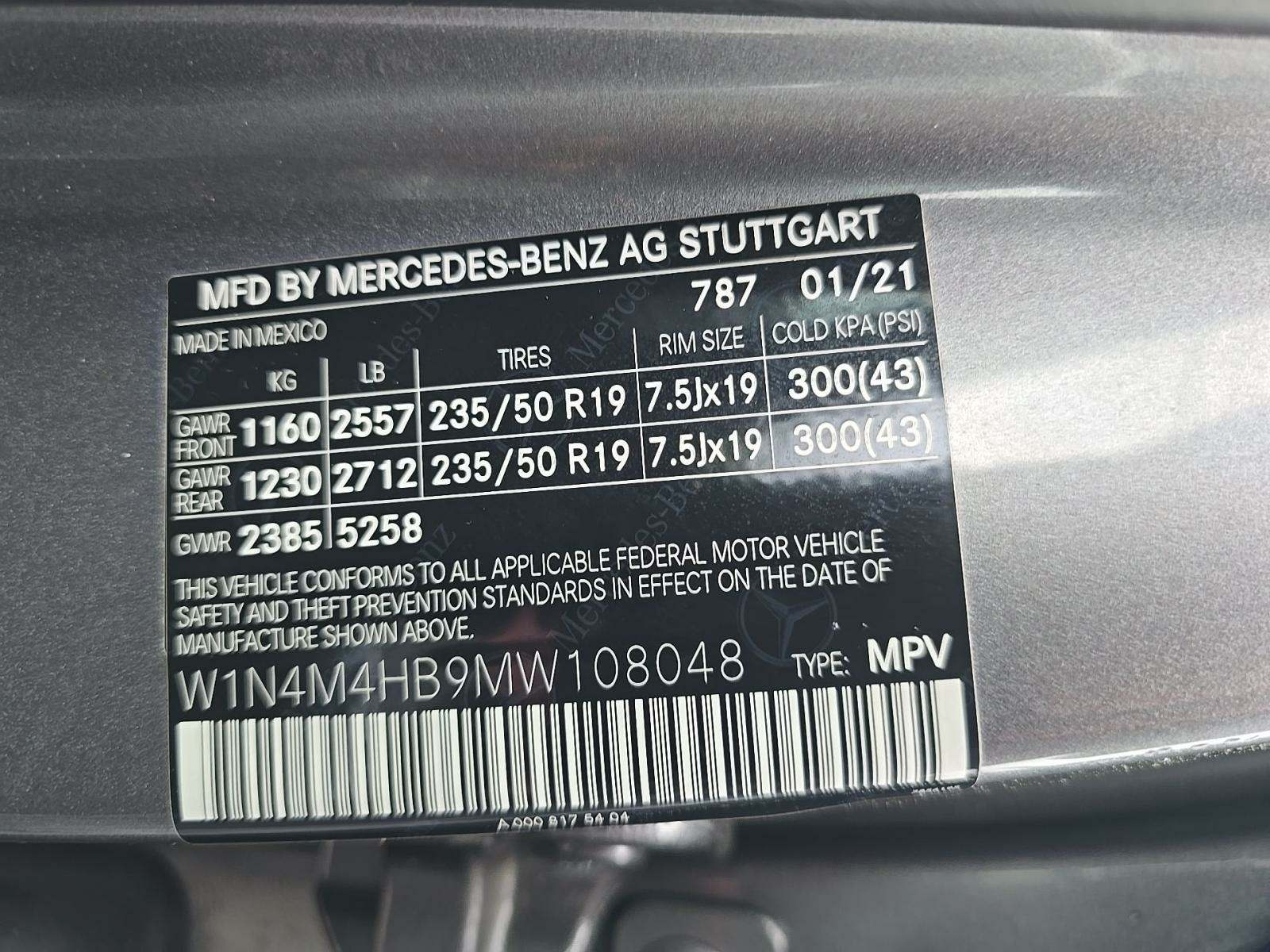 2021 Mercedes-Benz GLB GLB 250 AWD