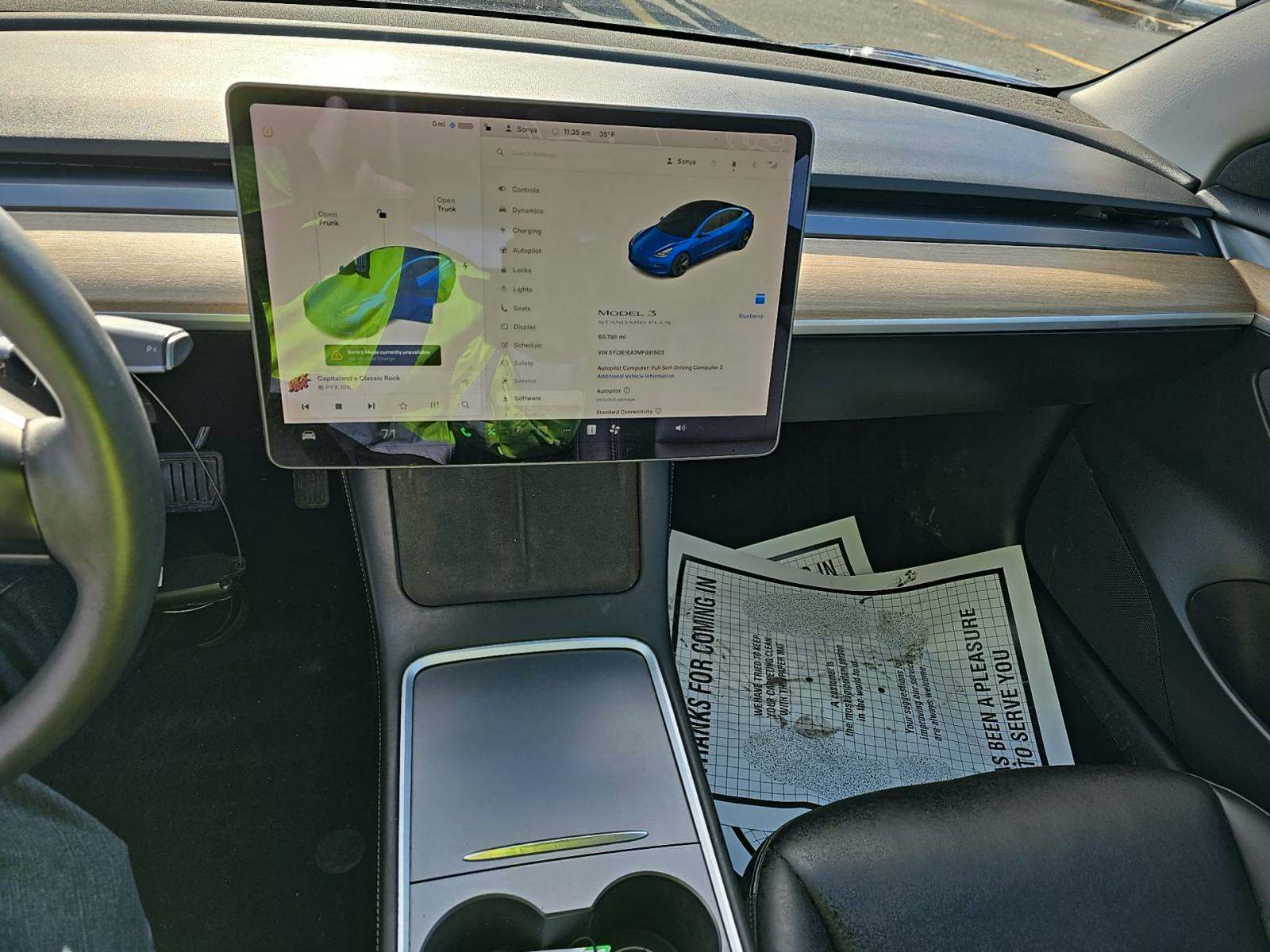 2021 Tesla Model 3 Standard Range Plus RWD