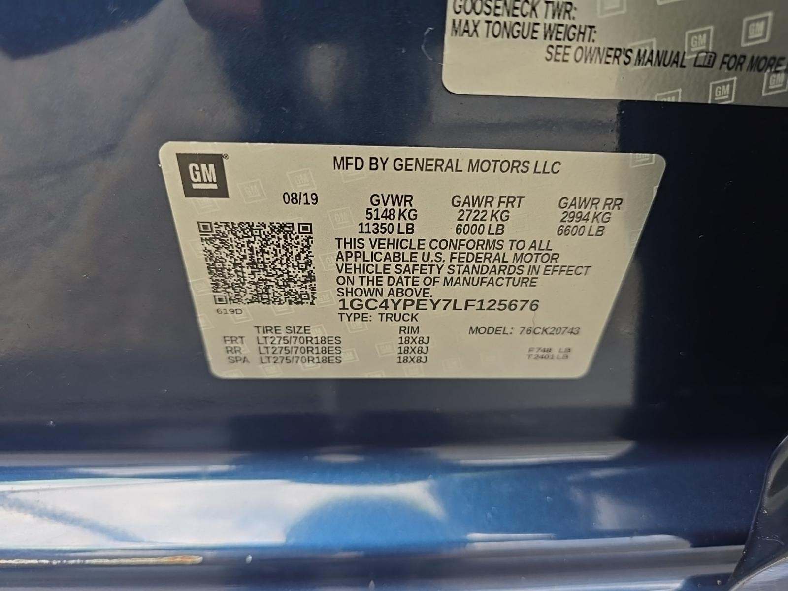 2020 Chevrolet Silverado 2500HD LTZ AWD