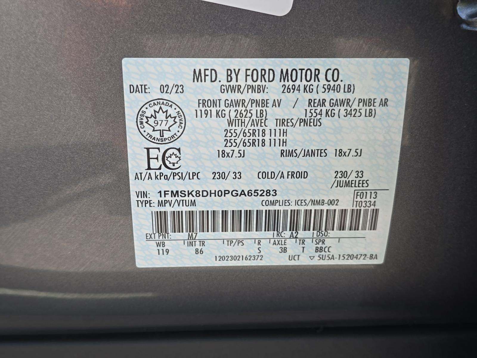 2023 Ford Explorer XLT AWD