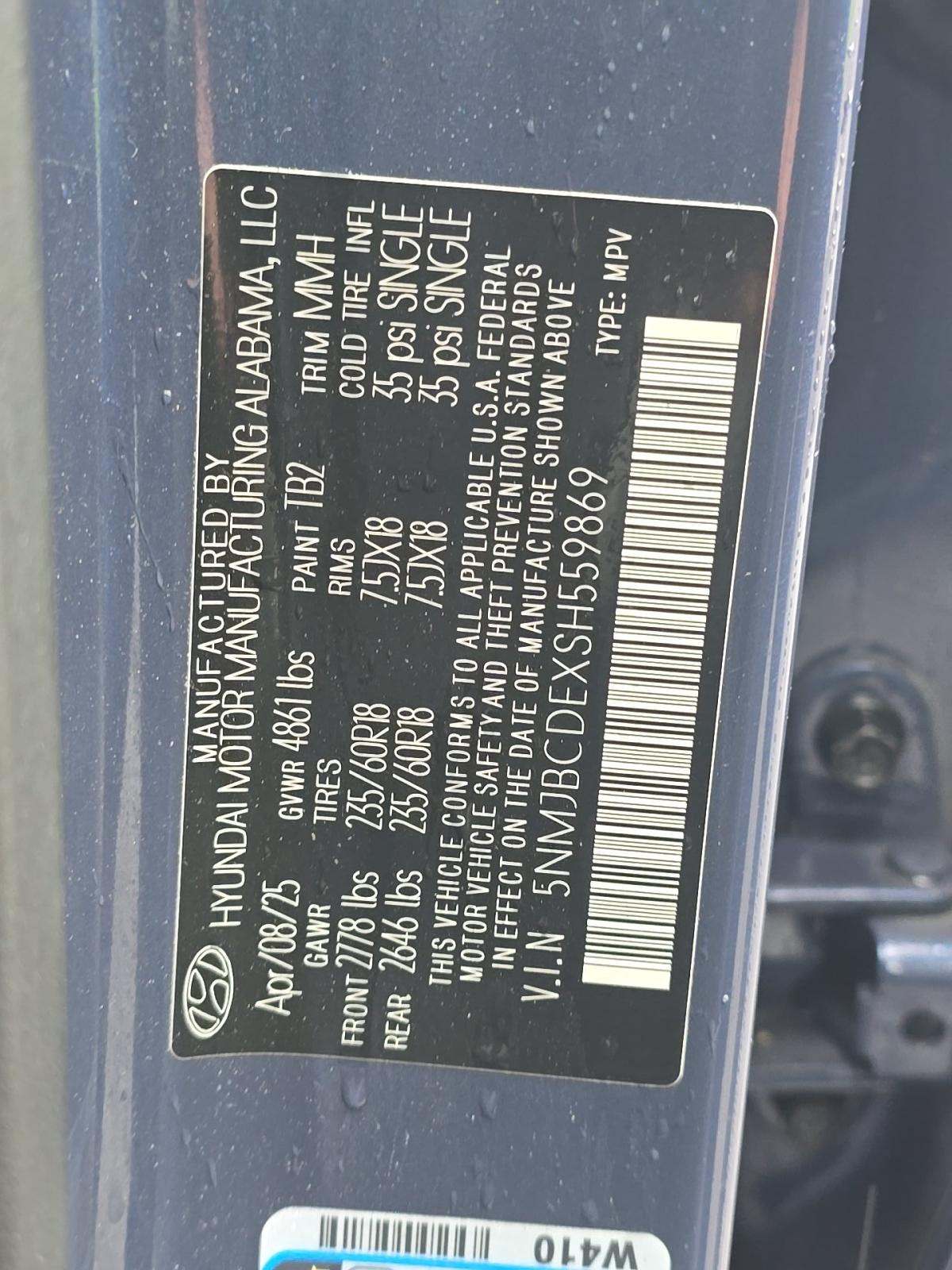 2025 Hyundai Tucson SEL AWD