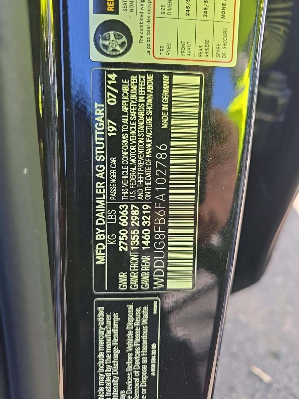 2015 Mercedes-Benz S-Class S 550 AWD