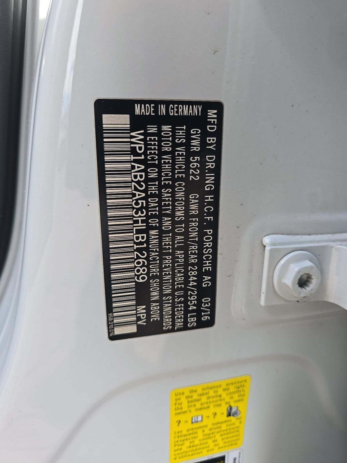 2017 Porsche Macan S AWD