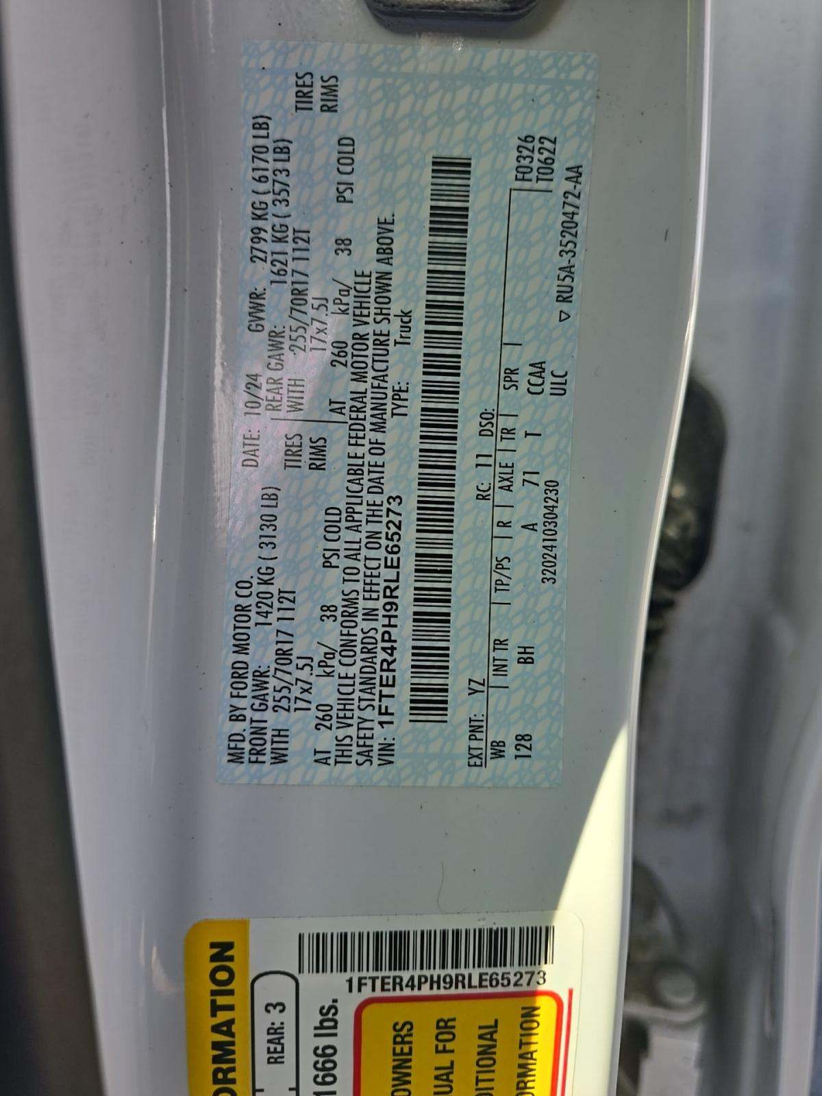 2024 Ford Ranger XL AWD