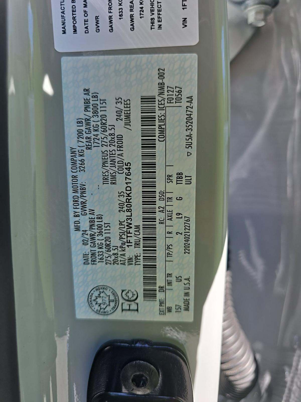 2024 Ford F-150 XLT AWD