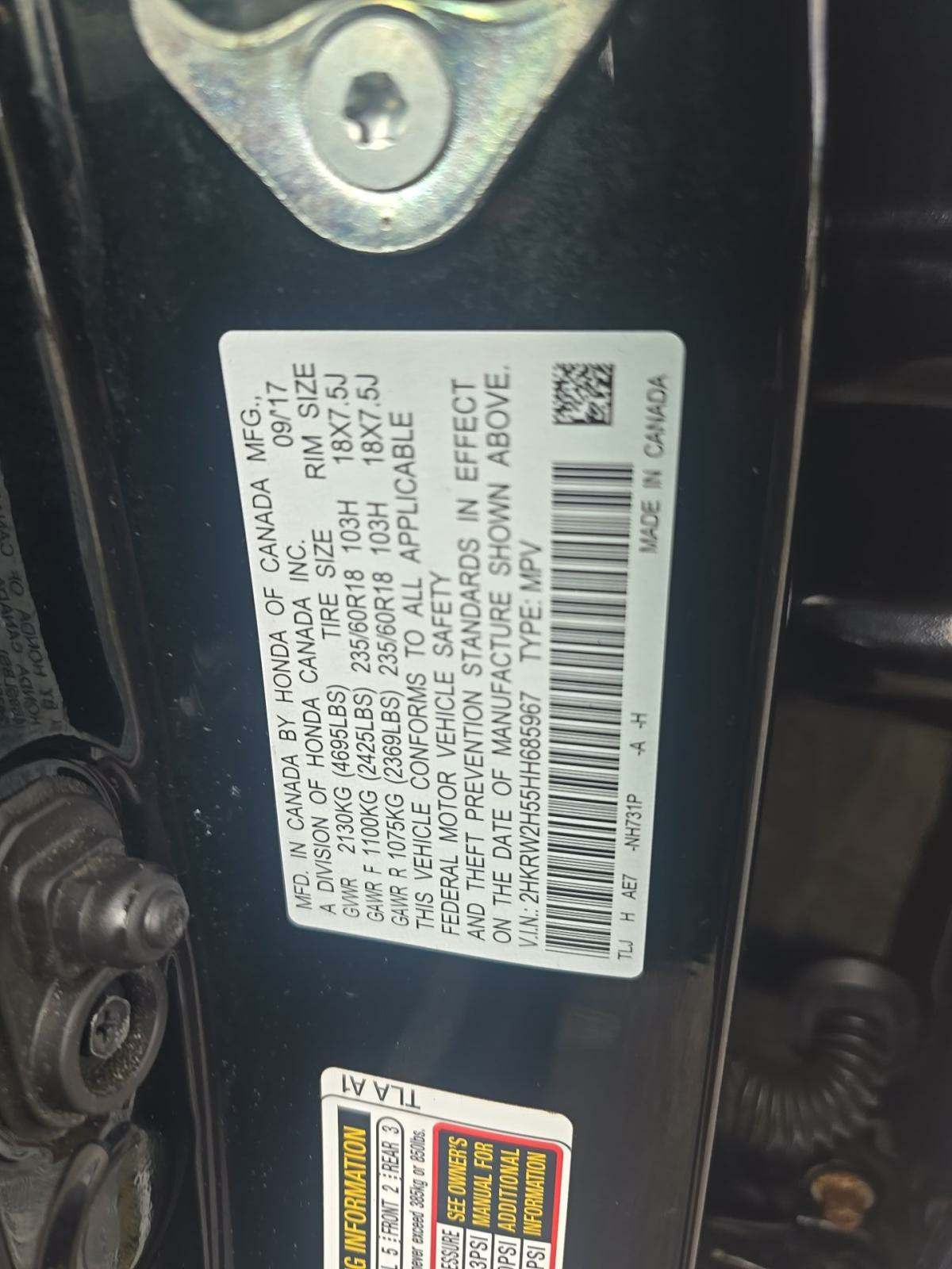 2017 Honda CR-V EX AWD