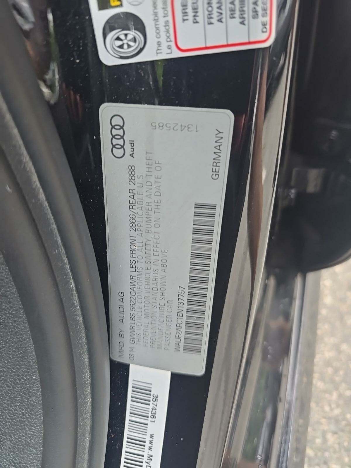 2014 Audi S6 Prestige AWD