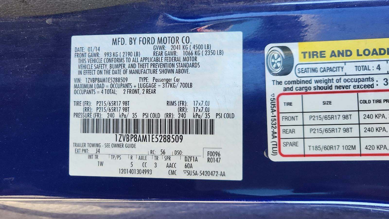 2014 Ford Mustang V6 RWD