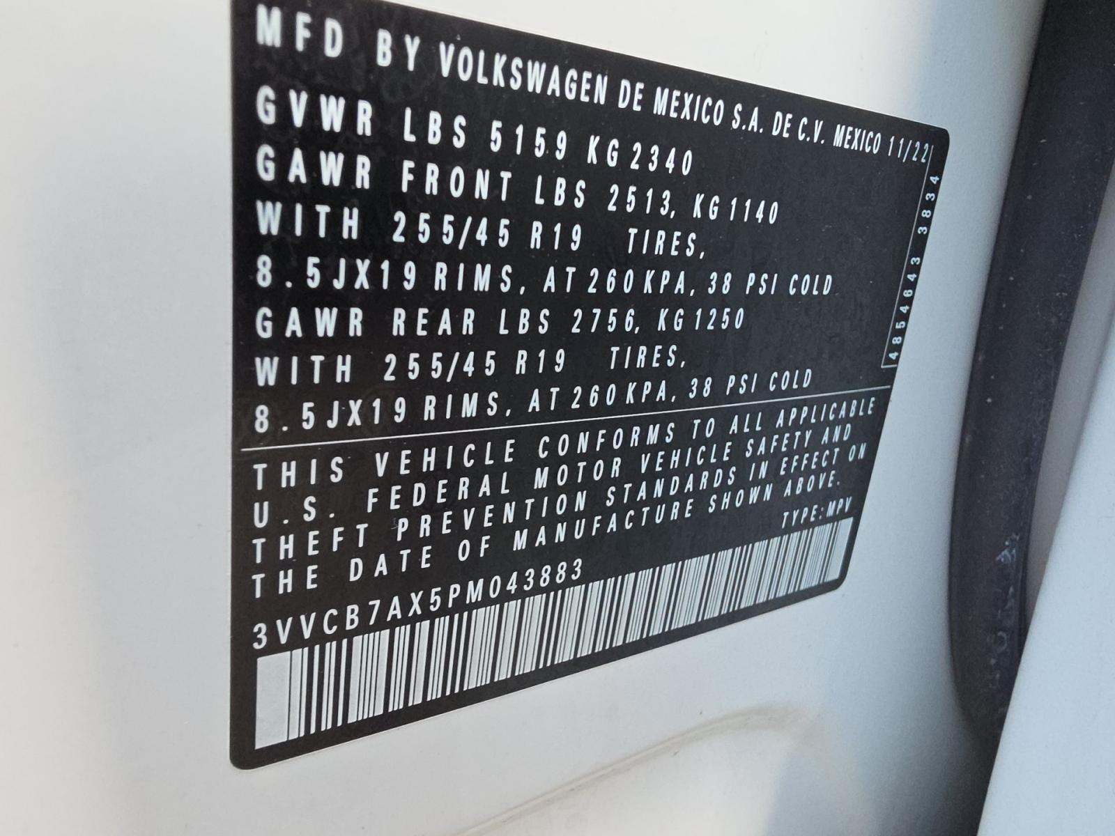 2023 Volkswagen Tiguan 2.0T SE R-Line Black FWD