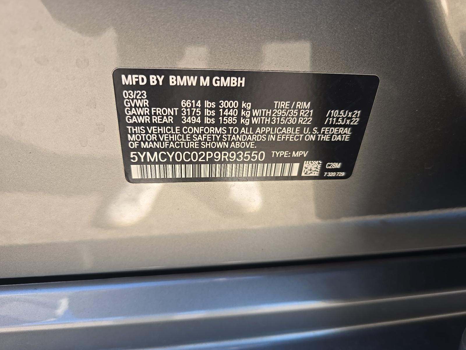 2023 BMW X6 M Base AWD