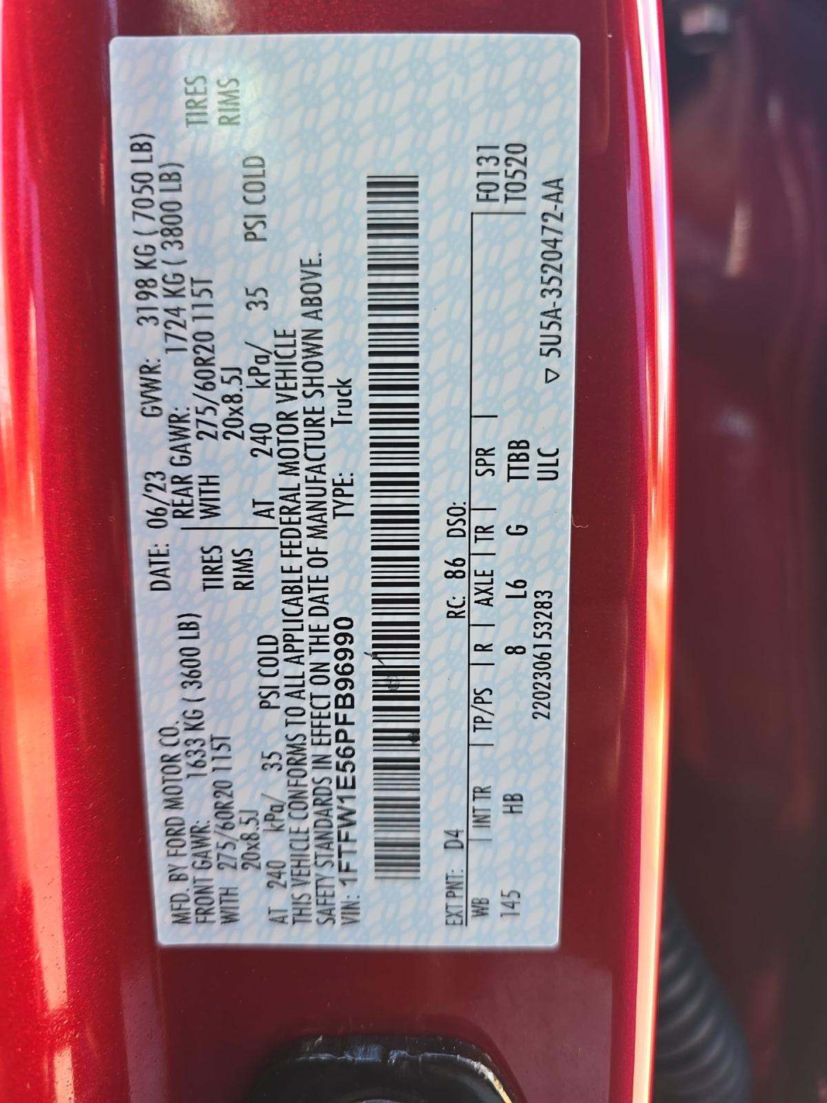 2023 Ford F-150 Lariat AWD