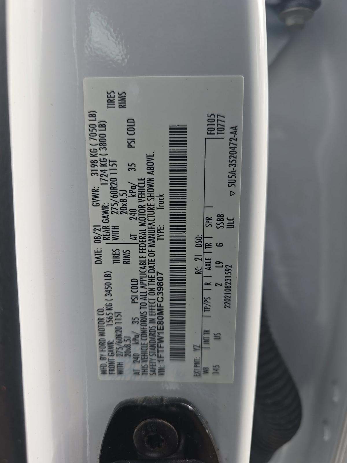 2021 Ford F-150 XLT AWD