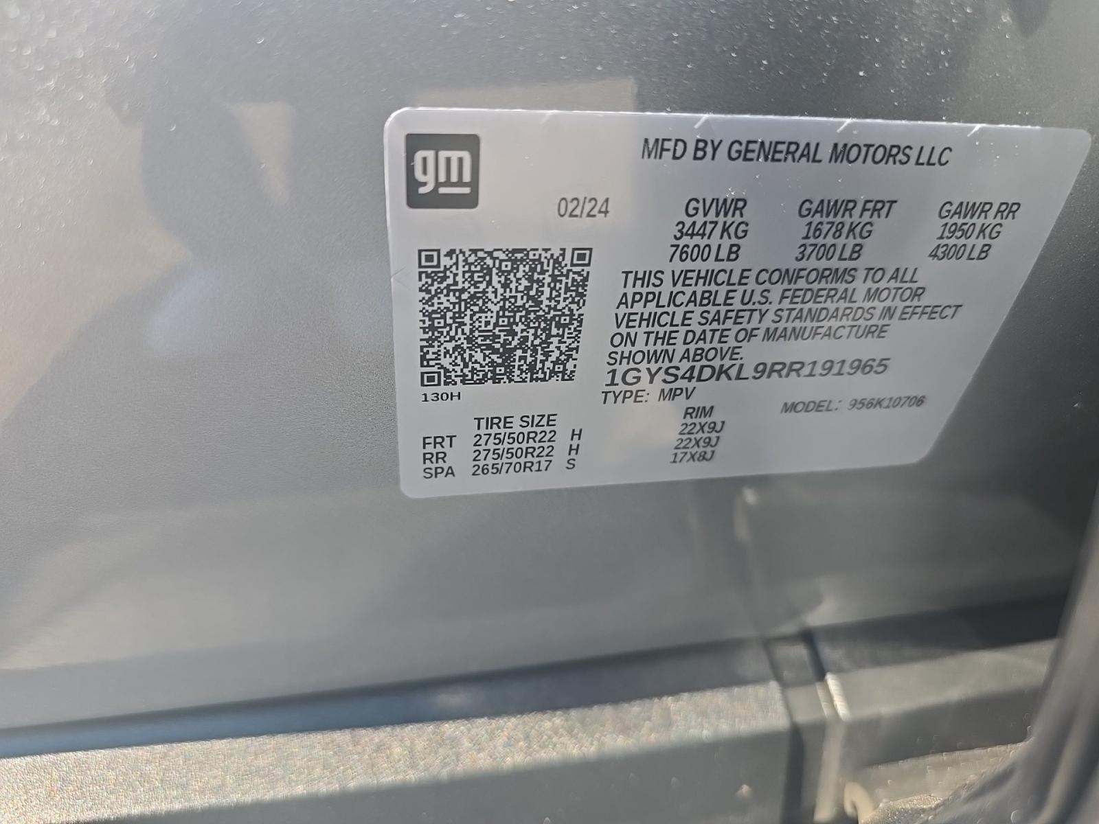 2024 Cadillac Escalade Premium Luxury Platinum AWD