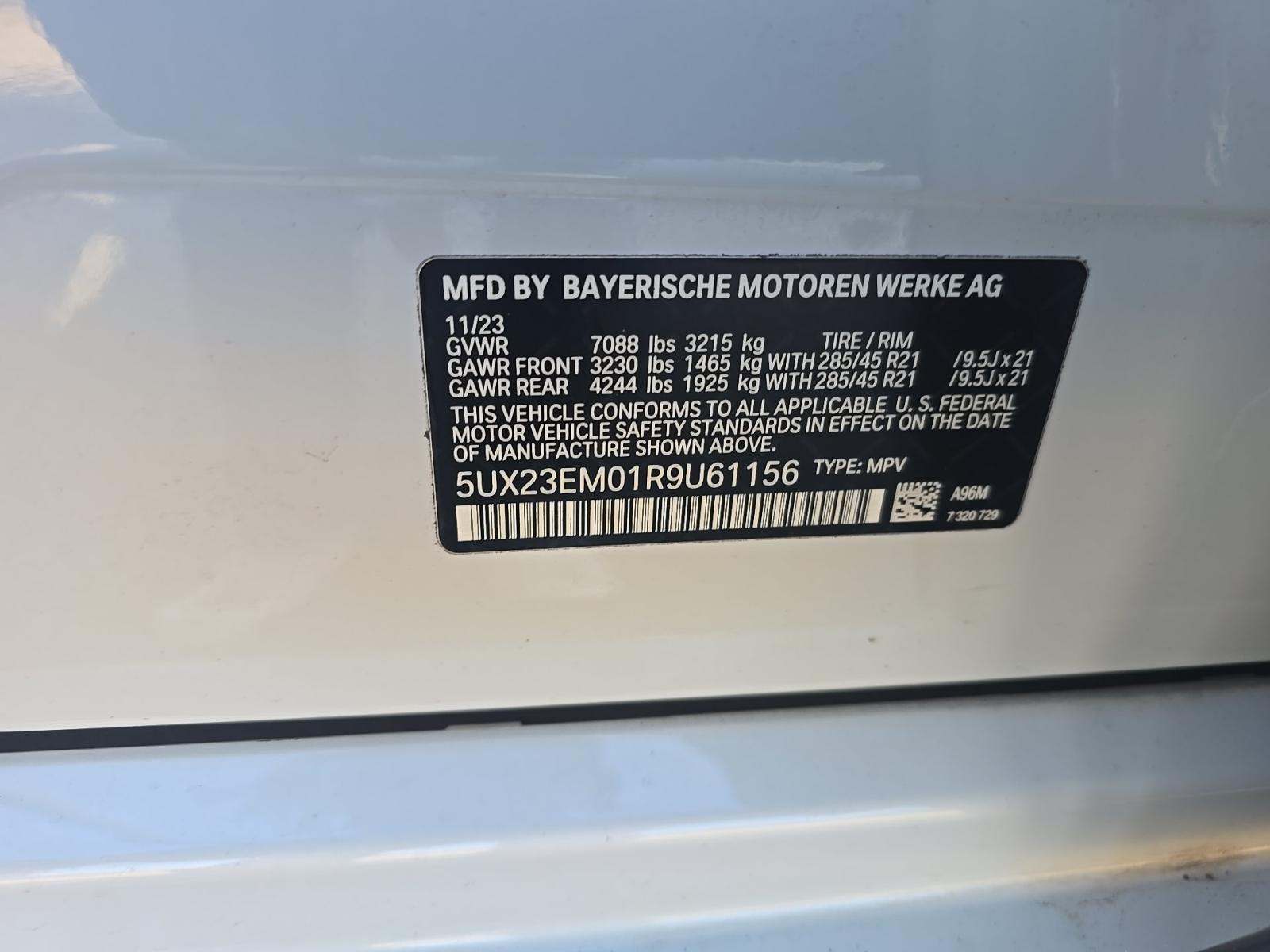 2024 BMW X7 xDrive40i AWD