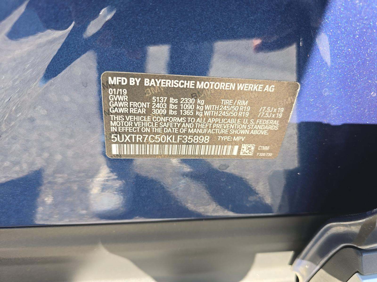 2019 BMW X3 sDrive30i RWD