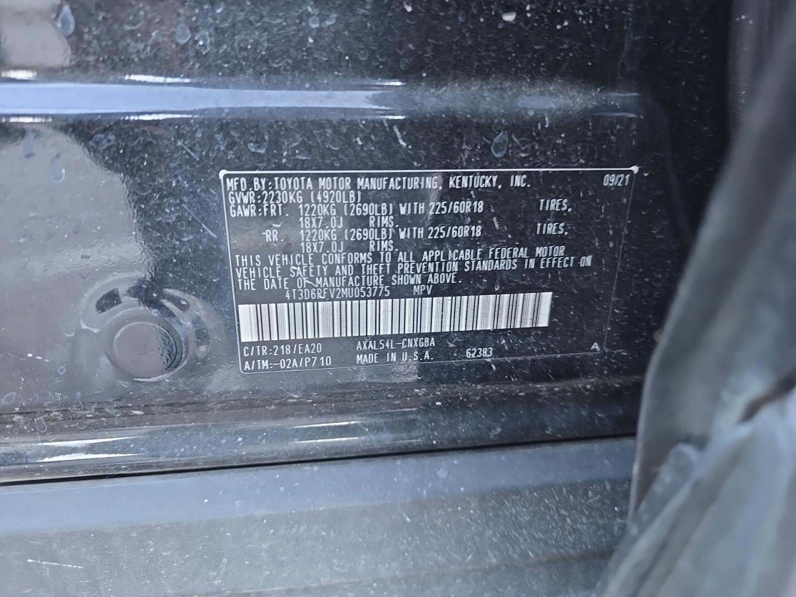 2021 Toyota RAV4 Hybrid Limited AWD