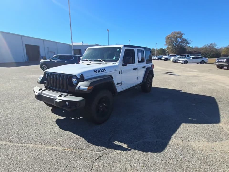 2022 Jeep Wrangler Unlimited Willys Sport Edition AWD