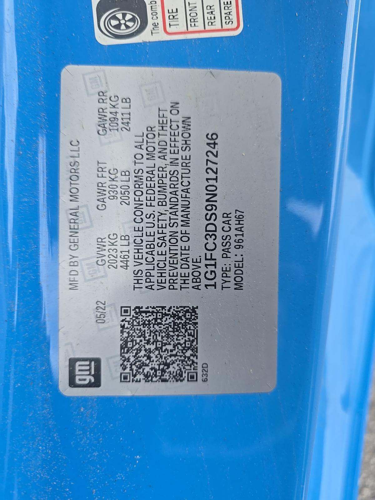 2022 Chevrolet Camaro 2LT RWD