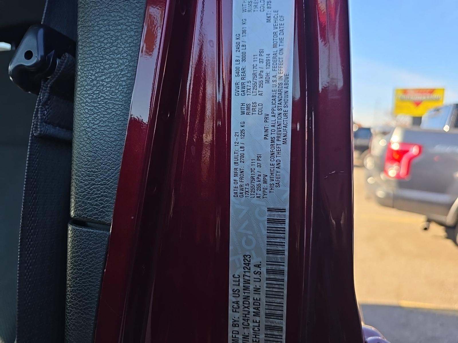 2021 Jeep Wrangler Unlimited Willys Sport Edition AWD