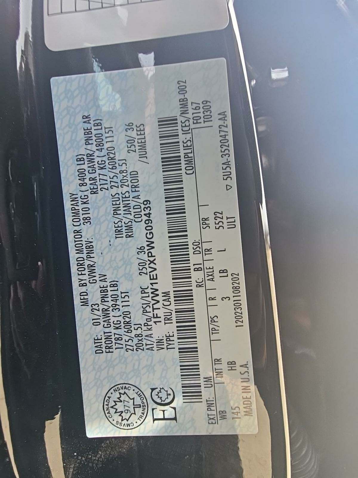 2023 Ford F-150 Lightning LARIAT AWD