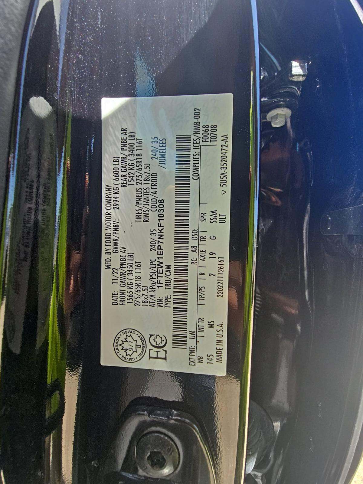 2022 Ford F-150 XLT AWD