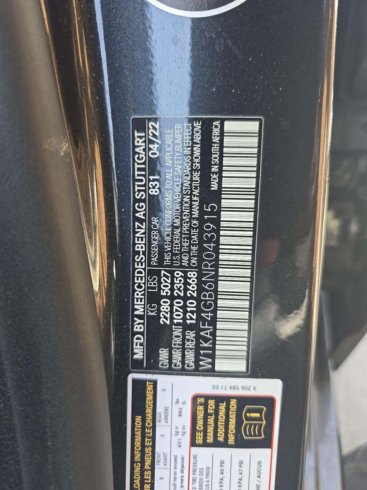 2022 Mercedes-Benz C-Class C 300 RWD