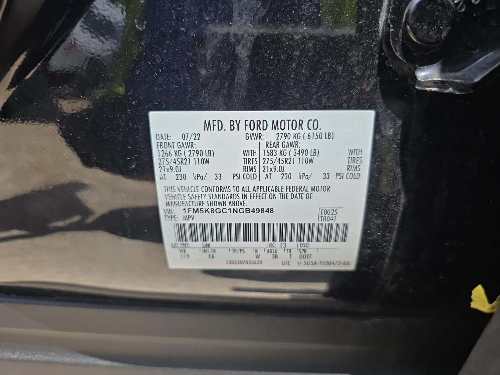 2022 Ford Explorer ST AWD